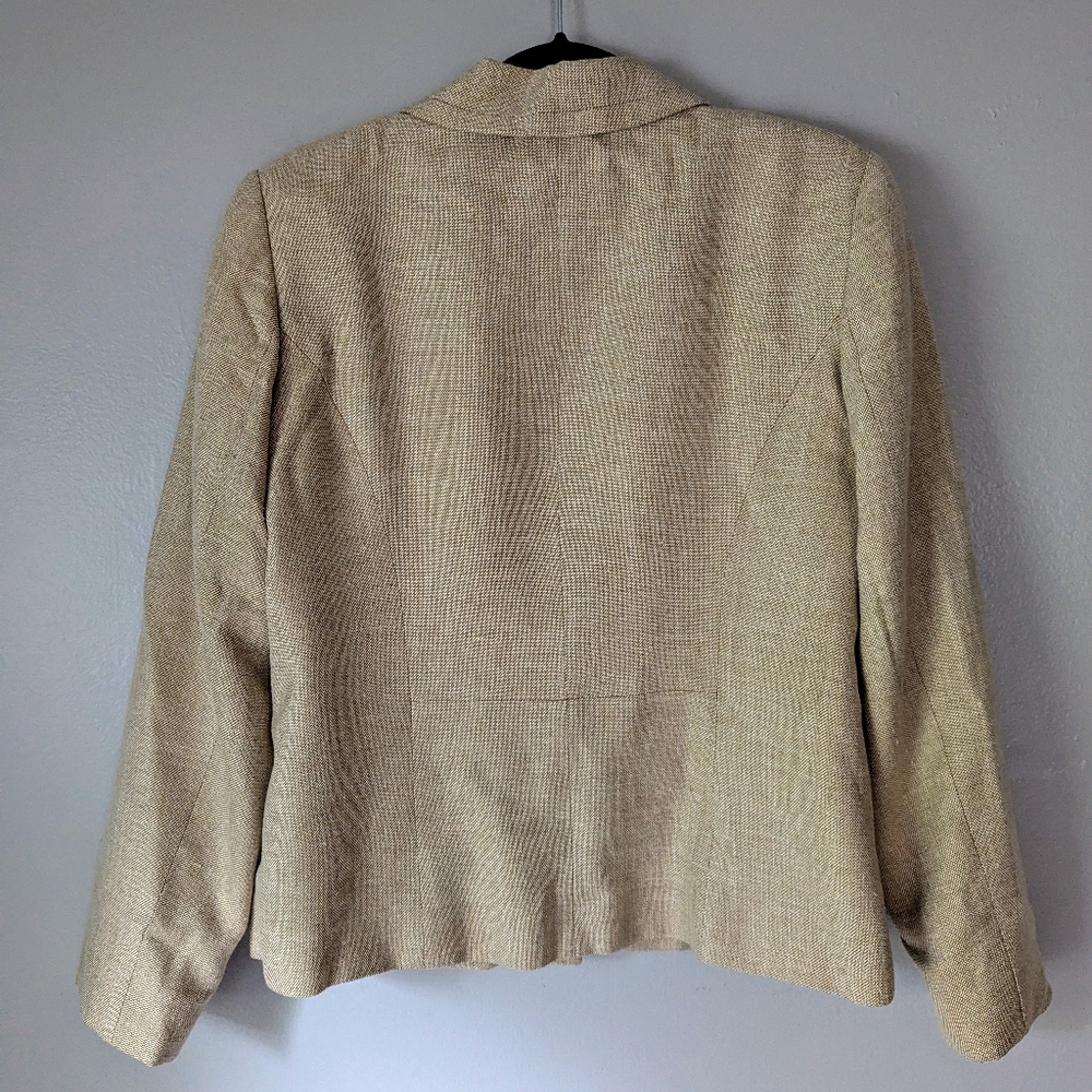 Vtg Pendleton Single Button Wool Blend Woven Blaz… - image 3